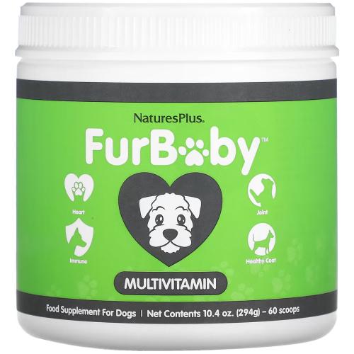 Natures Plus FurBaby Multivitamin Food Supplement for Dogs Συμπλήρωμα Διατροφής με Πολυβιταμίνες για Σκύλους 294g